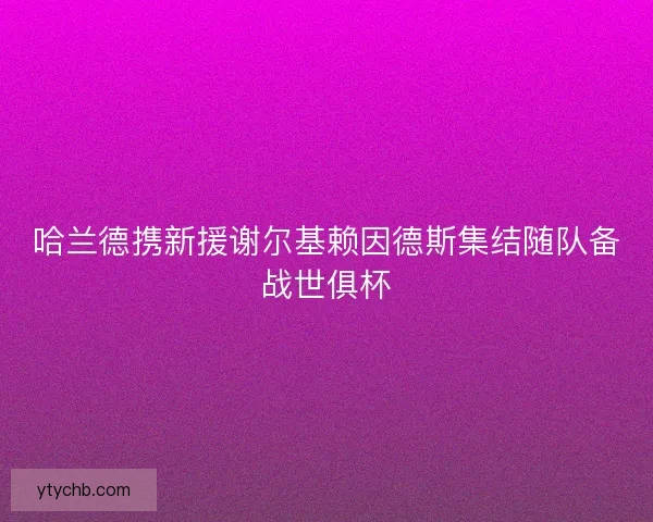 哈兰德携新援谢尔基赖因德斯集结随队备战世俱杯